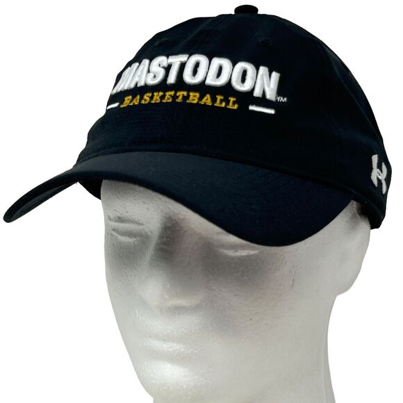 Purdue University Fort Wayne Mastodons Basketball Dad Hat Cap Black Under Armour - Picture 1 of 10